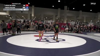 Senior Women Freestyle FS - 50 lbs Champ. Round 1 - Leslie De Anda, California vs Anaya Falcon, Titan Mercury Wrestling Club (TMWC)