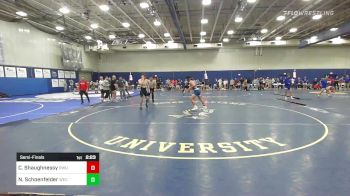 184 lbs Semifinal - Cole Shaughnessy, Roger Williams vs Niall Schoenfelder, Wisconsin-Eau Claire