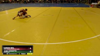 84 lbs Champ. Round 1 - Carson Besl, WML (Windom/Mountain Lake) vs Gabe Honnette, Flat Earth
