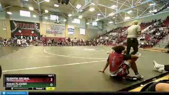 145 lbs Round 5 (10 Team) - Quentin Arcibal, Cimarron Memorial vs Isaiah Flasher, Desert Oasis