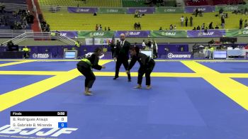 Beatriz Rodrigues Araujo vs Giselle Gabriele B. Miranda 2025 Kids Brasilieros