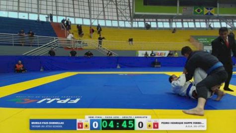 PEDRO HENRIQUE HOPPE FERREIRA vs MURILO PAES DORNELLAS 2026 FPJJ Circuito Paulista GI Etapa 3
