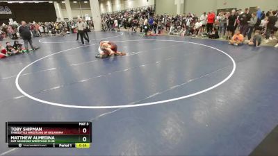 138 lbs 7th Place Match - Matthew Almedina, Mat Assassins Wrestling Club vs Toby Shipman, Threestyle Wrestling Of Oklahoma