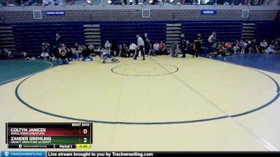 66 lbs Cons. Round 2 - Coltyn Janicek, Small Town Wrestling vs Zander Gremling, Legacy Wrestling Academy