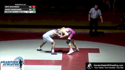 165 lbs Seth Wolfinger, Phillipsburg vs David Thorbourne, Watchung Hills Regional