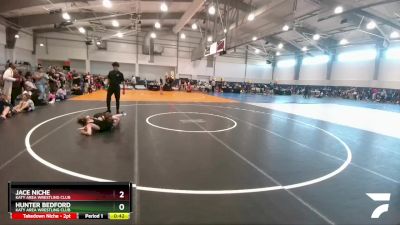 83 lbs Cons. Round 5 - Hunter Bedford, Katy Area Wrestling Club vs Jace Niche, Katy Area Wrestling Club