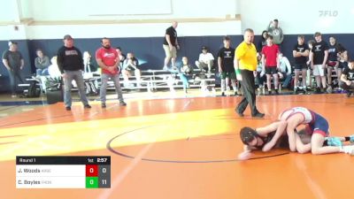 108 lbs Round 1 - Jackson Woods, Arsenal WV vs Conner Boyles, Front Royal Wrestling Club