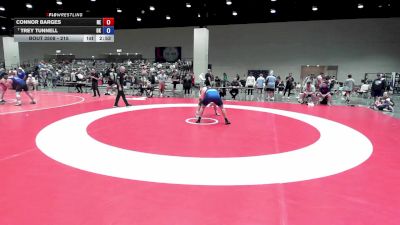 215 lbs Cons. Round 4 - Connor Barges, NE vs Trey Tunnell, OK