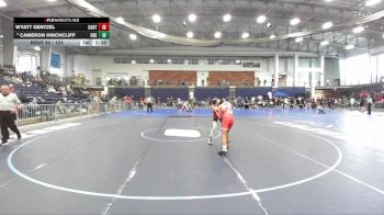 125 lbs Champ. Round 1 - Cameron Hinchcliff, Oneonta State vs Wyatt Gentzel, Cortland