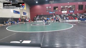 160 lbs Champ. Round 1 - Emily Riopel, Randolph vs Nichya Pemberton, Allen