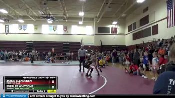 PW-4 lbs Round 3 - Everlee Whitcome, Waverly Area Wrestling Club vs Jaycie Clendenen, Indee Mat Club