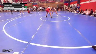 150 lbs Consi Of 4 - Chase Dyer, Bixby HS Boys vs Samuel Moore, Berryhill High School