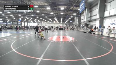 85 lbs Round Of 16 - Dominic Velardi, NJ vs Jaevin Torres, CT