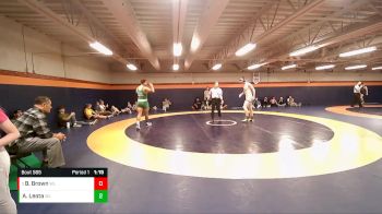 205 lbs Semifinal - Benjamin Brown, Davis Wrestling Club vs Andre Leota, Sanderson Wrestling Academy