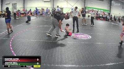 44 lbs Round 1 (4 Team) - Hunter Autin, Backyard Brawlers vs Ashton Bell, Glasgow Wrestling