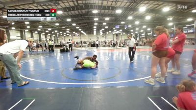 120 lbs Rr Rnd 2 - Ashae Branch-Huston, OBWC Superheros Rambeau - HSG vs Brenalen Fredriksen-Holm, Knights RTC/Wrestling Club - HSG