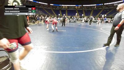 157 lbs Final - Nathaniel Mack, Penn Cambria vs Teag Sanderson, State College