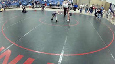 10U Girls - 53 lbs 7th Place Match - Lillee Yun, Pope Junior Wrestling Club vs Ataliah McCue, The Fort Hammers Wrestling