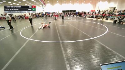 53 lbs 1st Place Match - Graham Werner, Askren Wrestling Academy vs Colson Pedri, Kasson-Mantorville Wrestling Club