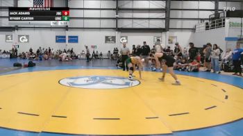 157 lbs 1 - Jack Adams, JAMES ISLAND WRESTLING CLUB vs Ryker Carter, GREAT BRIDGE WRESTLING CLUB