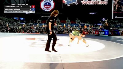 105 lbs Champ. Rd Of 32 - Tatianna Castillo, Michigan vs Meredith Werner, Nebraska