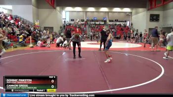 75 + 80 Round 3 - Dominic Pinkston, Gulf Coast Wrestling Club vs Cannon Gregg, Alexander City Youth Wrestling