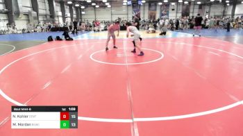 152 lbs Rr Rnd 3 - Nate Kohler, Central Maryland Wrestling Red vs Mason Mordan, Buffalo Valley White
