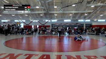 125 lbs Quarterfinal - Naythan Galbiso, New Mexico Highlands vs Isaiah Gamez, Adams State