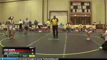 150 lbs Quarterfinals (8 Team) - Cody Bubier, Revival Yellow vs Joey Monticello, Buxton USA