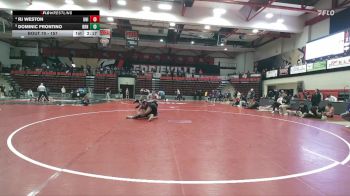 157 lbs Quarterfinal - Dominic Frontino, Brown vs RJ Weston, Northern Iowa