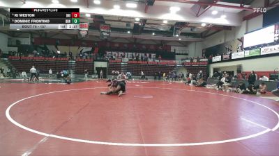 157 lbs Quarterfinal - Dominic Frontino, Brown vs RJ Weston, Northern Iowa