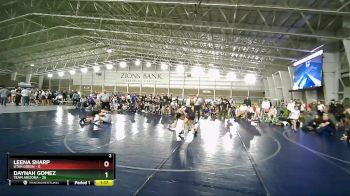 102 lbs Semis (4 Team) - Daynah Gomez, Team Arizona vs Leena Sharp, Utah Green