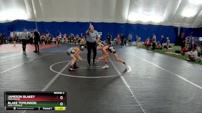 76 lbs Round 2 - Jameson Blakey, Crestwood vs Blake Tomlinson, Lake Catholic