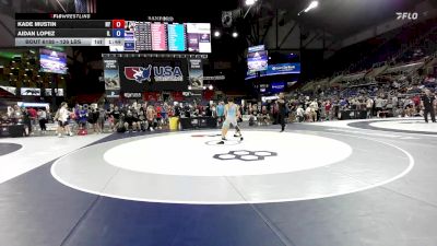 126 lbs Cons. Sub-quarters - Kade Mustin, NY vs Aidan Lopez, IL