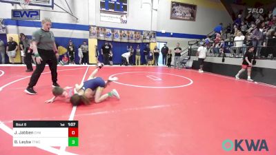 70 lbs Rr Rnd 1 - Jake Jabben, Caney Valley Wrestling vs Brinley Leyba, Team Tulsa Wrestling Club