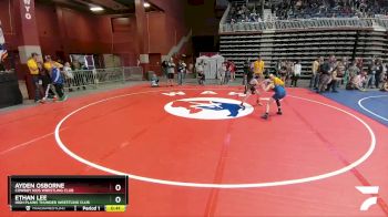 83 lbs Quarterfinal - Ethan Lee, High Plains Thunder Wrestling Club vs Ayden Osborne, Cowboy Kids Wrestling Club
