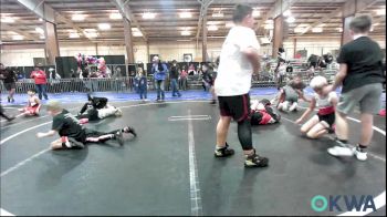 80 lbs Quarterfinal - Ezra Criss, Spartan Mat Club vs Gage McElfresh, Shelton Wrestling Academy