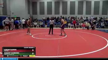 195 lbs Champ. Round 2 - Robert Sanborn, Smiths Station Hs vs Logan Sliman, Daphne