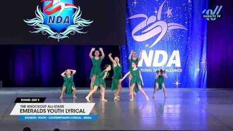 The Knockout All-Stars - Emeralds Youth Lyrical [2025 Youth - Contemporary/Lyrical - Small Day 2] 2025 NDA All-Star National Championship