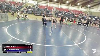 86 lbs 7th Place Match - Conway Schulte, AZ vs Kalel Winesburgh, TN