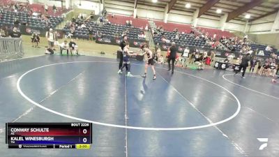 86 lbs 7th Place Match - Conway Schulte, AZ vs Kalel Winesburgh, TN