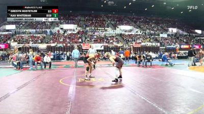 A - 150 lbs Champ. Round 1 - Kas Whiteman, Browning vs Gresyn Hostetler, Dawson County