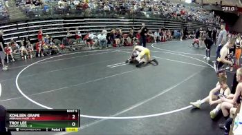 120 lbs Semis & 1st Wrestleback (8 Team) - Troy Lee, Kansas Cobra vs Kohlsen Grape, Nebraska Maize