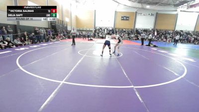 132 lbs Round Of 16 - Victoria Salinas, Toll Gate vs Delia Saft, Lincoln Academy