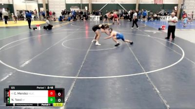 125 lbs Cons. Round 3 - Calvin Mendez, Northeastern Junior College vs Nico Tocci, Air Force