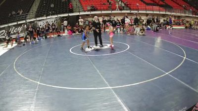 65 lbs Layla Flowers, Colorado 14U Girls vs Jayna Whitford, Utah 14U Girls