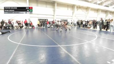 157 lbs Champ. Round 1 - Porter Wilkins, Mountain View vs Ryan Crovo, Mountain Ridge