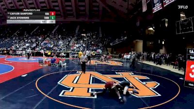 1A-165 lbs Cons. Round 2 - Jack Stowers, Towns County vs Cayleb Sanford, Vidalia