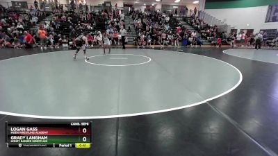 85 lbs Cons. Semi - Logan Gass, Moen Wrestling Academy vs Grady Langham, Honey Badger Wrestling