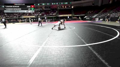 174 lbs Consi Of 4 - Colton Schaad, Jamestown vs Connor Edwards, Life